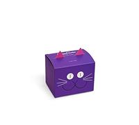 Happy Socks 1-Pack Cat Socken Gift Box Calcetines, Mehrfarbig, 41-46 Unisex Adulto