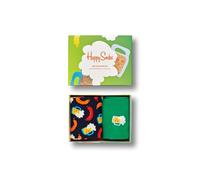 Happy Socks 2-Pack Beer Socks Gift Set, coloridos y alegres, Calcetines para hombre y mujer, Verde-Azul-Naranja 2 pares (36-40)