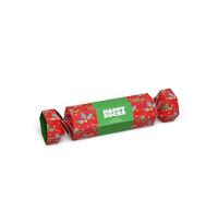 Happy Socks 2-Pack Christmas Cracker Holly Box, coloridos y alegres, Calcetines para hombre y mujer, Rojo-Verde-Blanco (41-46)