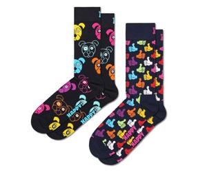 Happy Socks 2-pack Classic Dog Socks Calcetines Unisex adulto (Pack de 2)