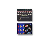 Happy Socks 2-Pack Friday Night Socks Set, coloridos y alegres, calcetines para hombre y mujer, Negro (36-40)
