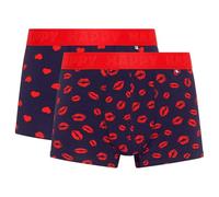 Happy Socks 2-Pack Love Short Boxers Gift Set Boxer Shorts, Azul, Rojo, Large Men's