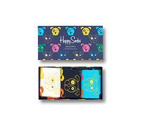 Happy Socks 3 Pack Animal Gift Box Calcetines, Multi, 3-7 (36-40) (Pack de 3) Unisex Adulto