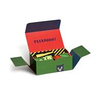 Happy Socks 3-Pack Peek-A-Boo, calcetines divertidos para niño, caja regalo con calcetines de algodón estampados 4-6 años