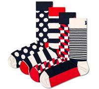 Happy Socks 4er Paquete Unisex Calcetines - Caja Regalo, Classics, Mixto Colores