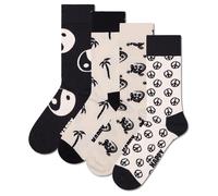 Happy Socks 4er Paquete Unisex Calcetines - Caja Regalo, Classics, Mixto Colores