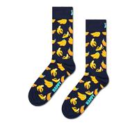 Happy Socks Banana Sock Calcetines Altos Estampados, Azul, Small/Medium Unisex Adulto