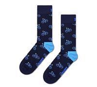 Happy Socks Bike Sock 41-46 - Calcetín para bicicleta, color azul oscuro, azul, 41-46
