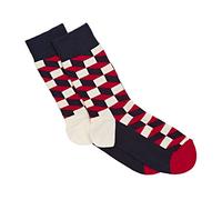 Happy Socks Bleu Filled Optic Long Socks EU 36-40