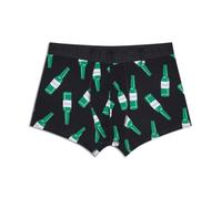 Happy Socks Bóxer Corto 1-Pack Beer Algodón Hombre Negro Verde L