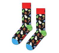 Happy Socks Bring It on Calcetines, Negro, 54-58 Unisex Adulto