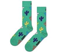 Happy Socks Calcetín de Cactus, Multicolor, S-M Unisex Adulto