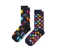 Happy Socks Calcetines '2-Pack Cat Socks' mezcla de colores 41-46 mezcla de colores