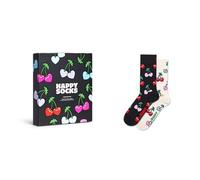 Happy Socks Calcetines 2-Pack Cherry Gift Set Algodón Hombre Mujer Negro 41-46