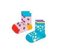 Happy Socks Calcetines 2-Pack Kids Shooting Star Talla 4-6Y Unisex niños