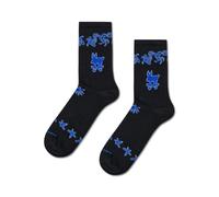 Happy Socks Calcetines 2-Pack Skate Bunny Sneaker Algodón Hombre Mujer Negro Azul 41-46