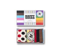 Happy Socks pack de 3 calcetines del orgullo gay, calcetines de arcoíris divertidos y originales LGTBIQ en caja regalo