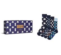 Happy Socks Calcetines 4-Pack Coffee Gift Set Algodón Hombre Mujer Azul marino 36-40