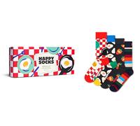 Happy Socks Calcetines 4-Pack Food Gift Set Algodón Unisex Rojo 36-40
