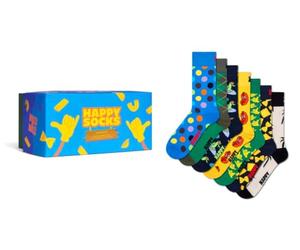 Happy Socks Calcetines 7-Pack 7 Days Gift Set Algodón Hombre Mujer Azul 41-46