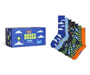Happy Socks Calcetines 7-Pack Seven Days Gift Set Algodón Unisex Azul 36-40
