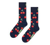 Happy Socks Calcetines altos con estampado de cerezas para hombre y mujer, 36-40 y 41-46