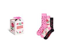 Happy Socks Calcetines altos y cajas de regalo para el Día de la Madre para mujer, 36-40 y 41-46