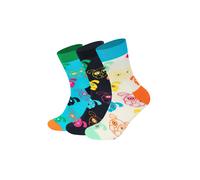 Happy Socks Calcetines 'Bavaria Edition' aqua / coral / negro / blanco 36-40 EUR