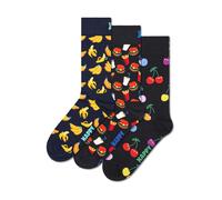 Happy Socks 3-Pack Classic Banana Socks Calcetines, Multicolor, 36-40 (Pack de 3) Unisex