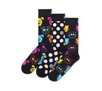 Happy Socks 3-Pack Classic Dog Socks Calcetines, Multicolor, 38-42 (Pack de 3) Unisex