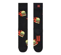 Happy Socks, Calcetines con temática de comida para hombres y mujeres, Flaming Burger - P000128, 48-52