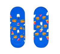 Happy Socks Calcetines Cortos Hamburger Liner Talla 41-46 Azul, Multicolor, Unisex Adulto