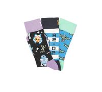 HAPPY SOCKS Calcetines de hombre STAR WARS TEAM MANDO, paquete de 3, azul azul