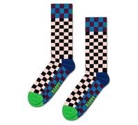 Happy Socks Calcetines de media pierna Crew Fantasía Checkerboard 41-46 Multicolor, multicolor, 41-46