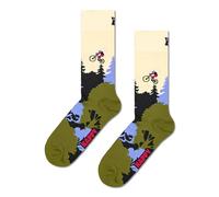 Happy Socks Calcetines de Mountain Bike Unisex Adultos Multicolor Mediano 2 Count
