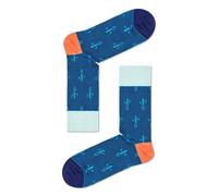 Happy Socks Calcetines Estampados Dressed Cactus Azul Talla 39-42 - Estampado Único | Tejido Suave