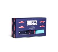 Happy Socks Calcetines Everyday Basics - Set de regalo de 3 calcetines de Cars & Dots (talla 36-40)