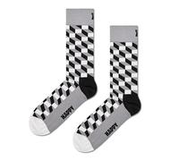 Happy Socks Filled Optic Sock Calcetines, Multicolor, M Unisex Adulto