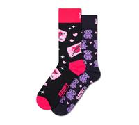 Happy Socks Calcetines 'Love Tickets' lila / rosa / rosa claro / negro 41-46 lila / rosa / rosa claro / negro