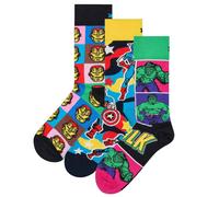 Happy Socks Calcetines 'Marvel Avengers' azul / amarillo / verde / lila / rosa / negro 36-40 azul / amarillo / verde / lila / rosa / negro