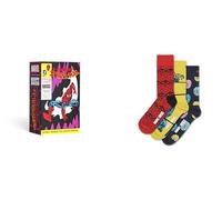 Happy Socks Calcetines Marvel Spider-Man - Vicious Venom - Pack sets de regalo para hombre, mujer, niño