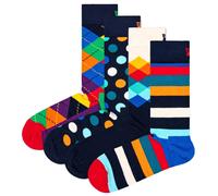 Happy Socks 4-Pack Multi-Color Socks Gift Set Calcetines, Multicolor, S-M Unisex Adulto