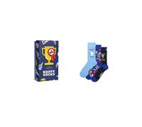 HAPPY SOCKS Calcetines para hombre DAD SOCKS Paquete de 3 azul claro azul