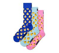 Happy Socks Calcetines 'Rubber Duck' azul / azul claro / amarillo / rosa claro 36-40 azul / azul claro / amarillo / rosa claro