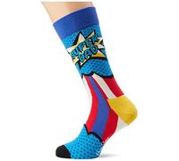 Happy Socks Calcetines Super Dad, Azul, 41-46 para Hombre
