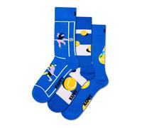 Happy Socks Calcetines 'Tennis' azul real / amarillo / negro / blanco 36-40 azul real / amarillo / negro / blanco