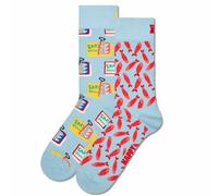Happy Socks Calcetines Unisex, Paquete De 2 - Caja De Regalo, Mezcla De Colores