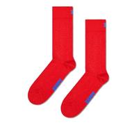 Happy Socks Colección de Calcetines Crew de Color Sólido - Hecho con Algodón Orgánico Sostenible - 1-Pack