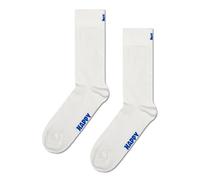 Happy Socks Colección de Calcetines Crew de Color Sólido - Hecho con Algodón Orgánico Sostenible - 1-Pack