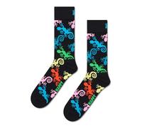 Happy Socks Gecko Sock Calcetines, Negro, 48-52 Unisex Adulto